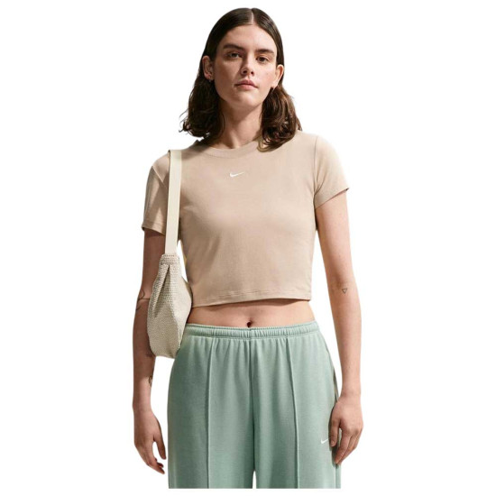 Nike Γυναικεία κοντομάνικη μπλούζα Sportswear Chill Knit Cropped T-Shirt